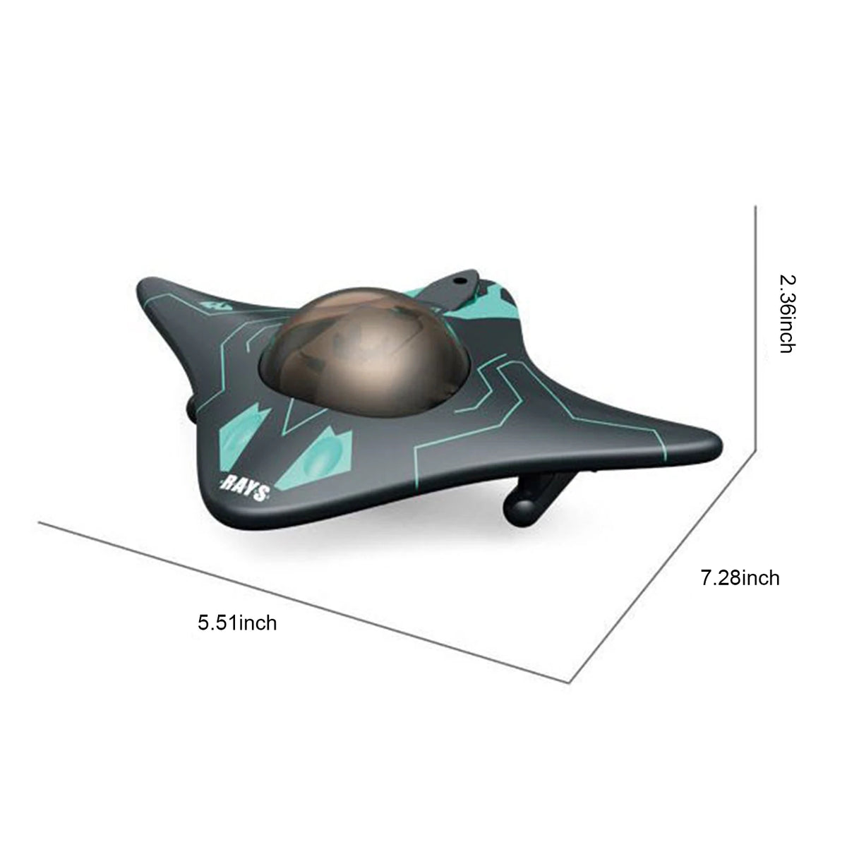 AquaView™ RC Underwater Camera Boat